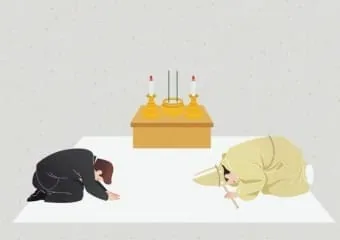 하늘 휴(休)에서 알려드리는 남녀 장례식장 절하는 법과 종교별 문상예절