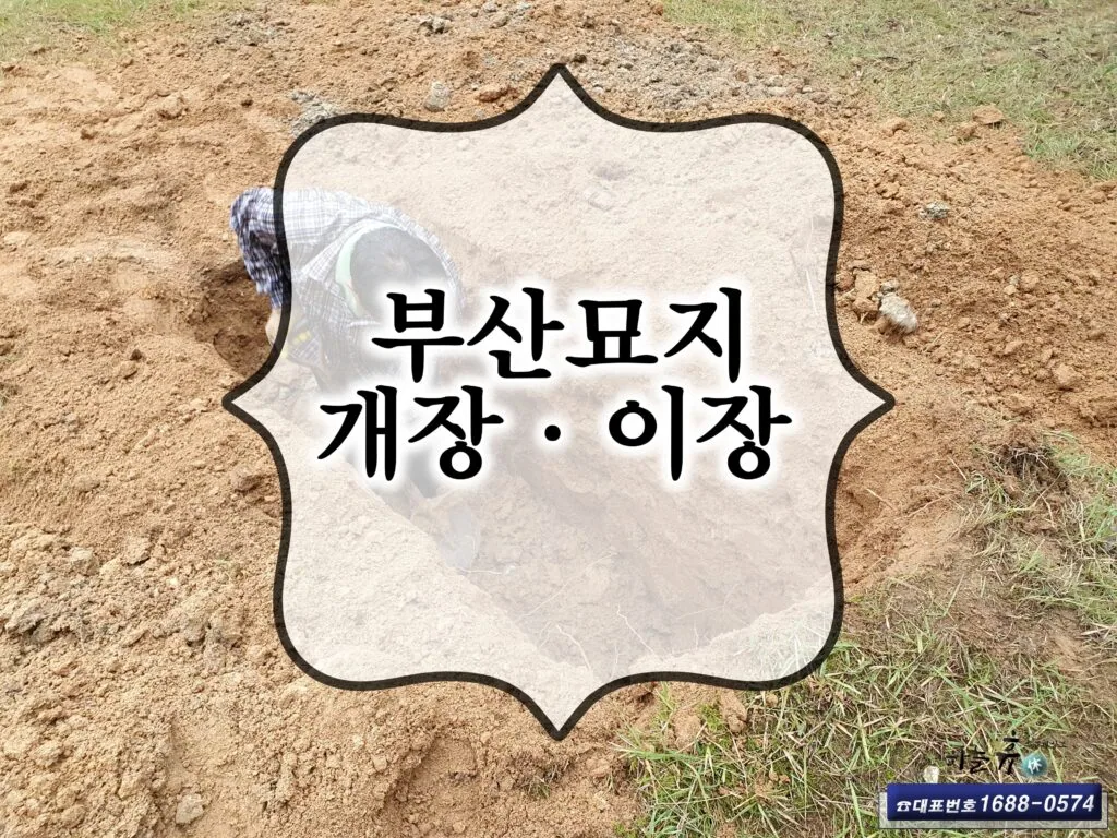 전문가가 소중히 모셔드리는 부산묘지 개장·이장