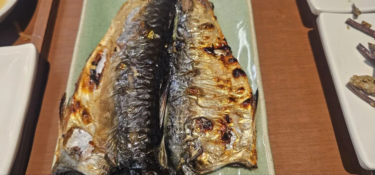들에핀 고등어 고등어구이 뒷면