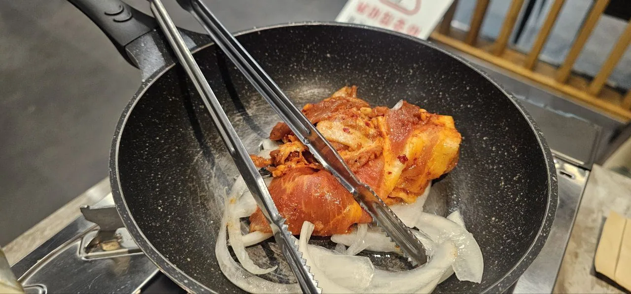 들에핀 고등어 김치 조리