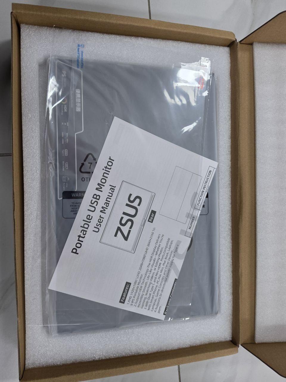 ZSUS 4K 13인치 휴대용모니터, 가볍게 쓰기 좋았던 이유