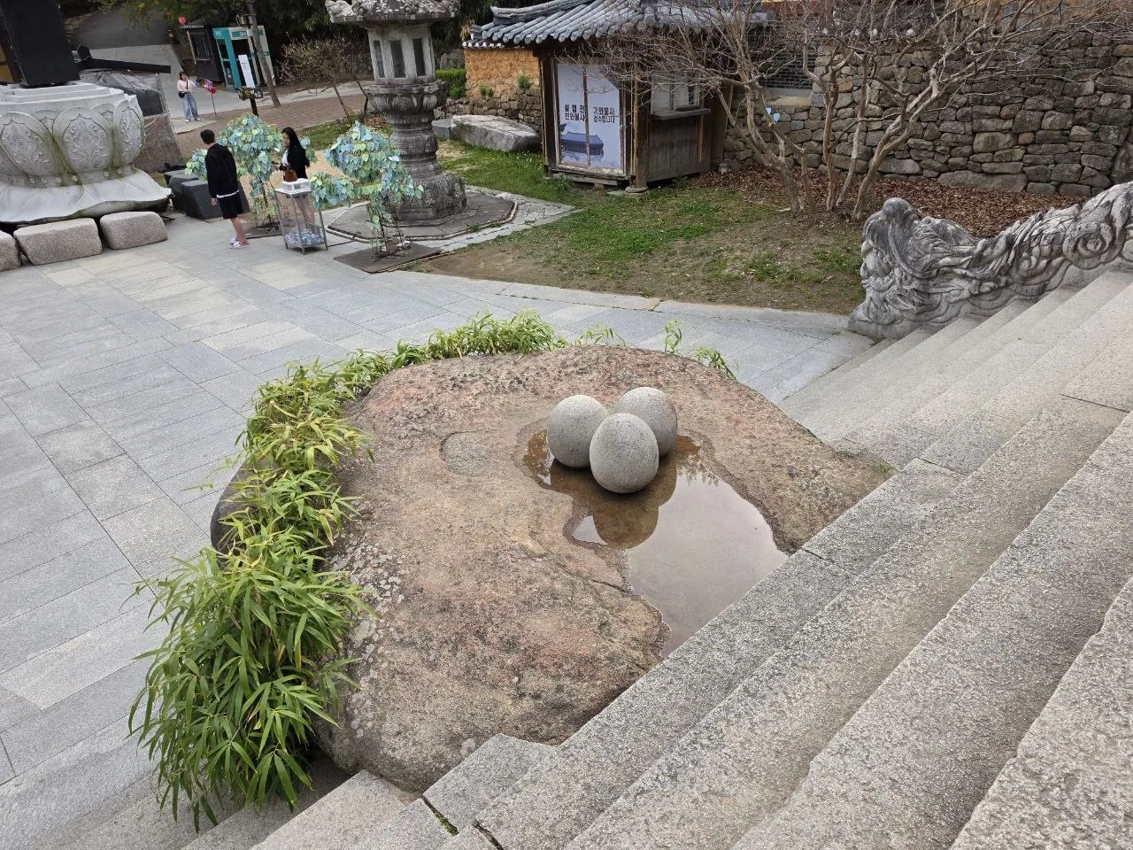 동화사 봉황알 바위