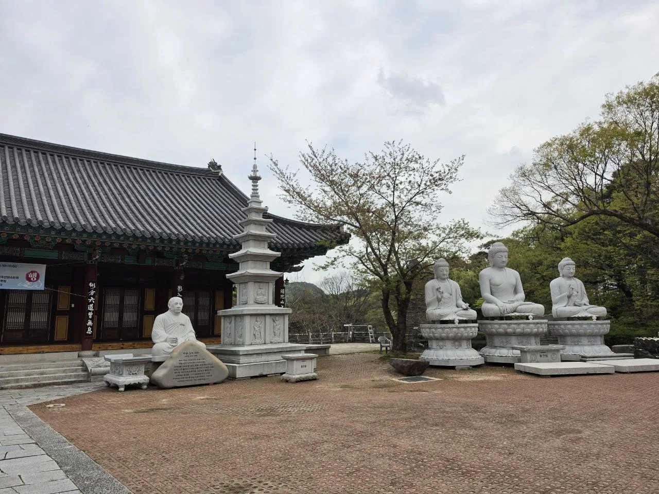 동화사 삼존불 전경