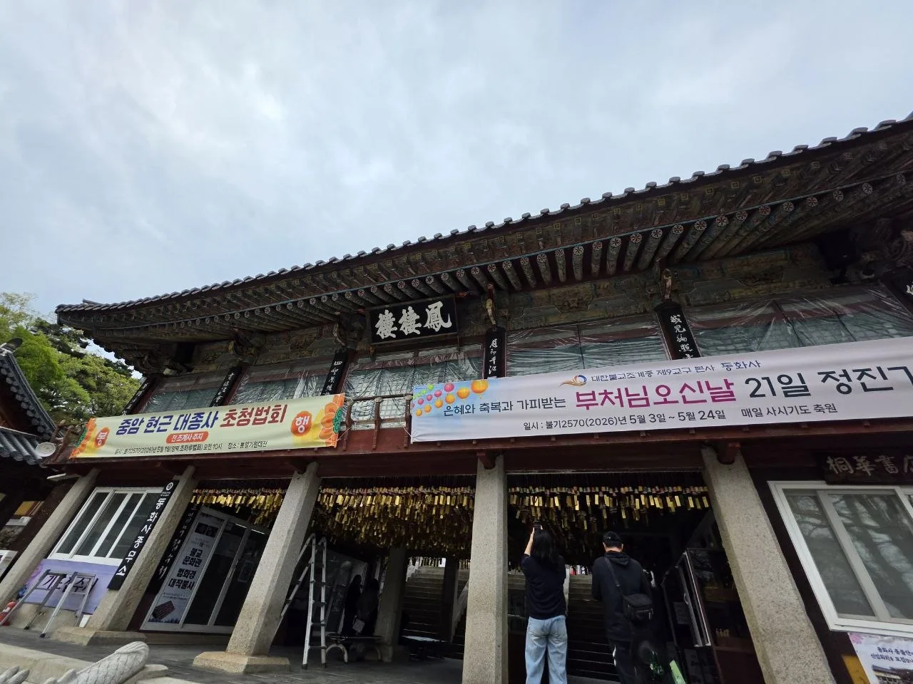 동화사 삼존불 전경 2