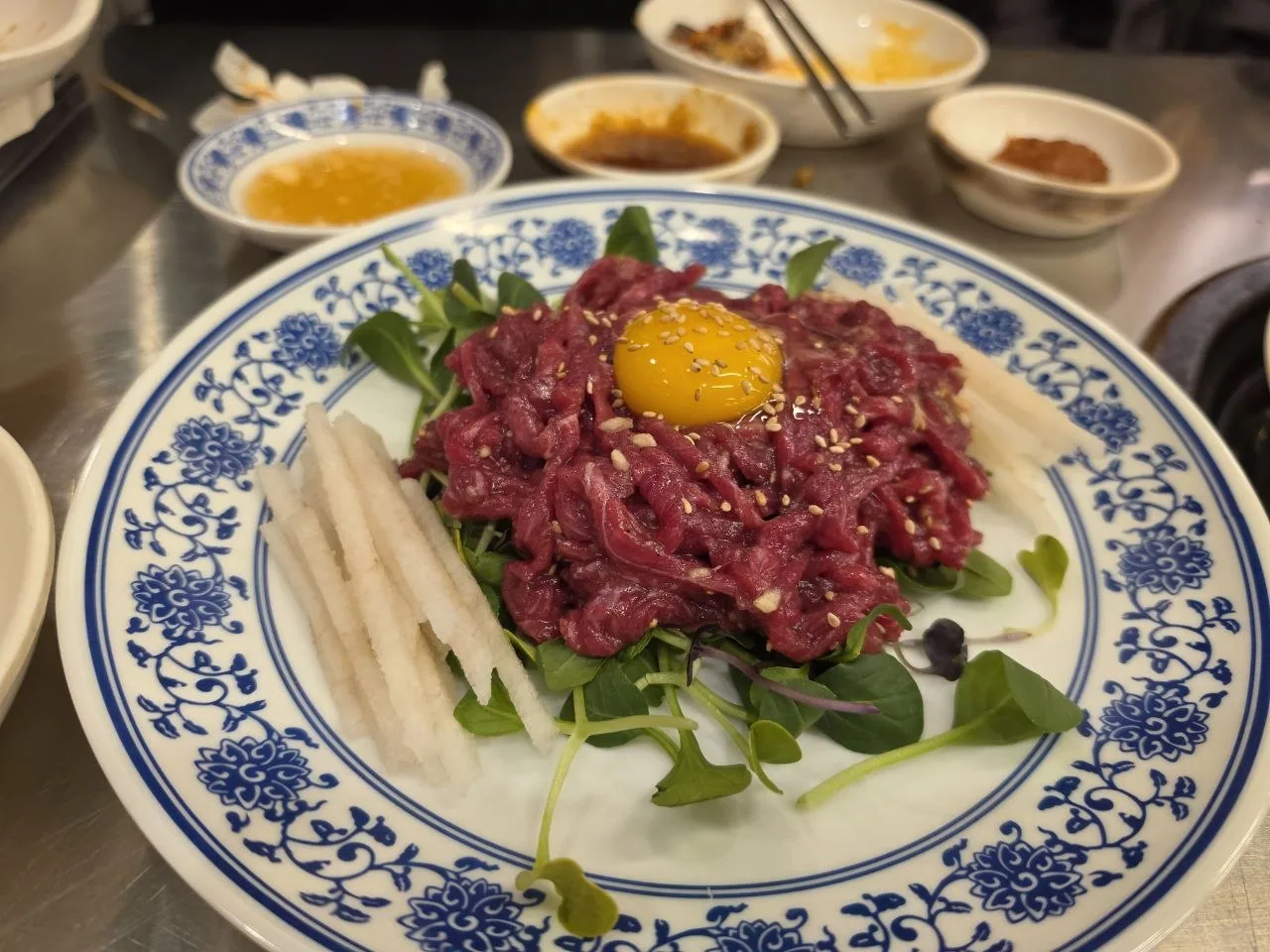 백양식당 육회