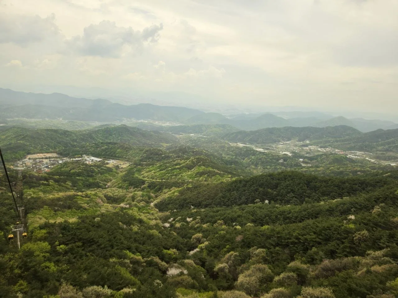 팔공산 케이블카 탑승 중 전망 5