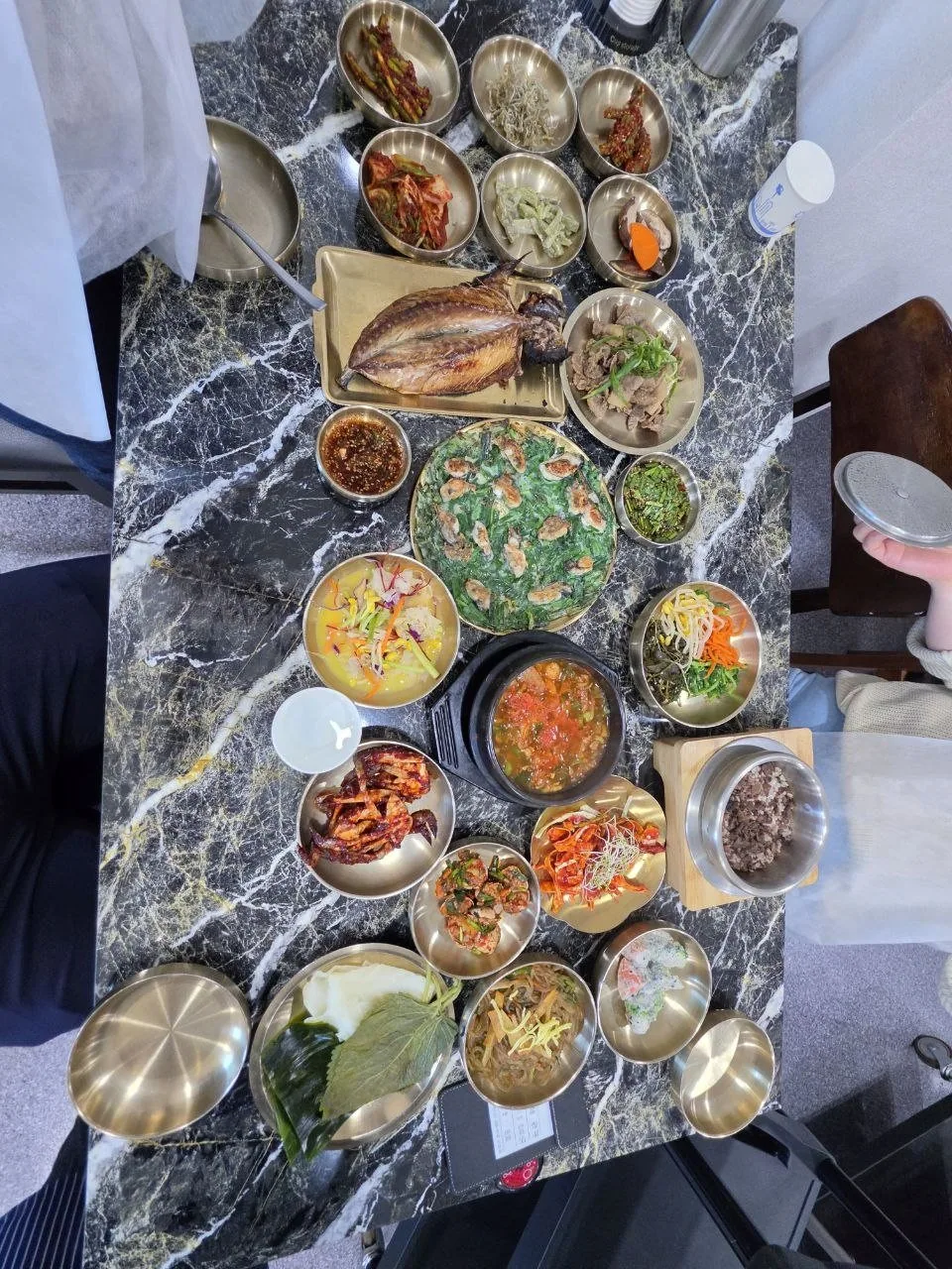 팔공산 엄마밥상 방문 전후 팔공산 동선을 떠올리게 하는 사진