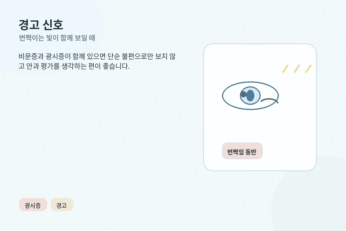 발열과 오한이 동반될 때 빨리 진료가 필요함을 알리는 이미지