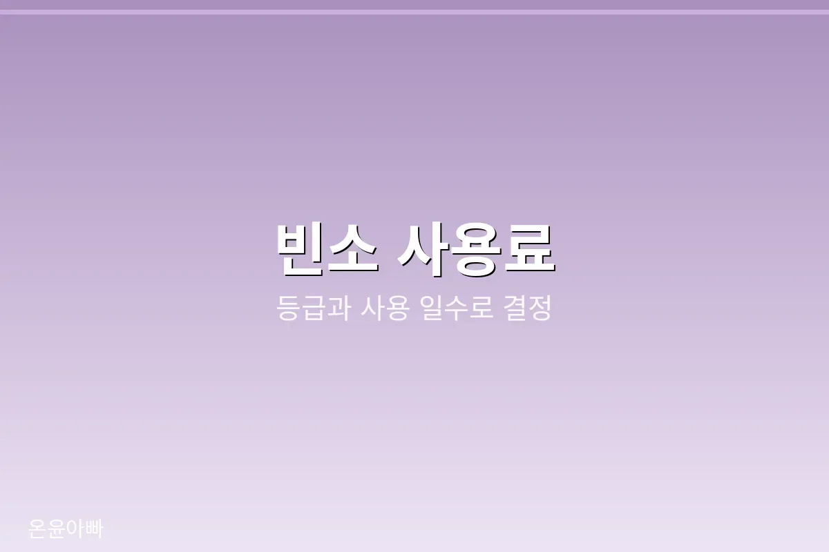 빈소 사용료