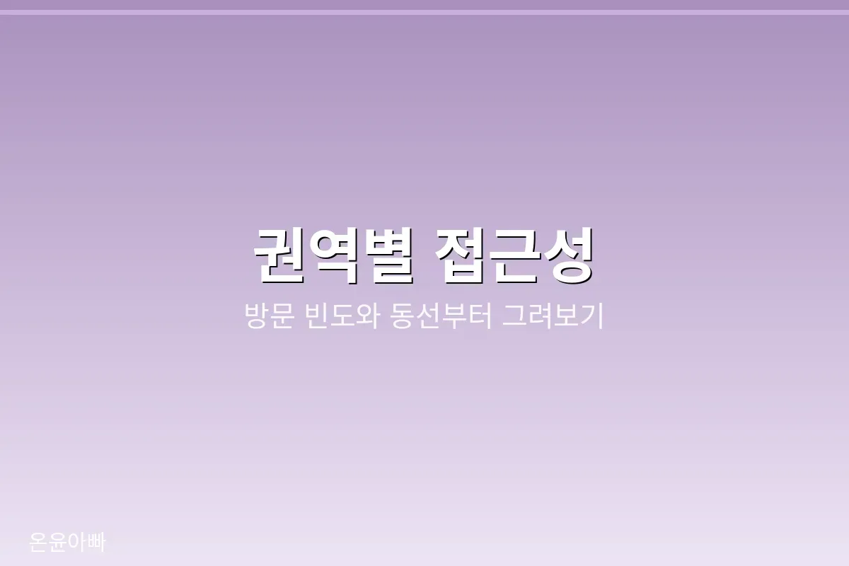 부산 지역 접근성 확인 이미지