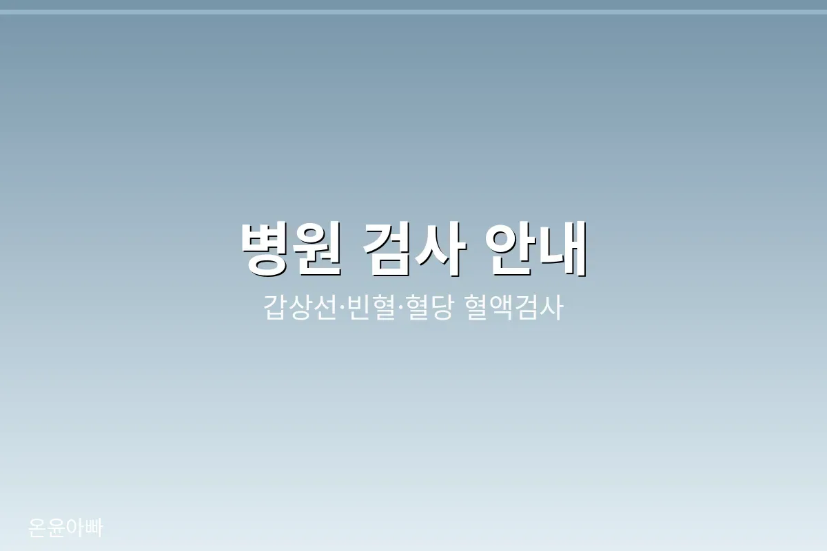 병원 검사